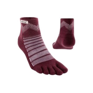 Calcetines   Outdoor   Midweight   Mini-Crew   Wool   Garnet