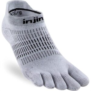 Calcetines   Women’s   Run   Lightweight  No-Show Grey-Injinji